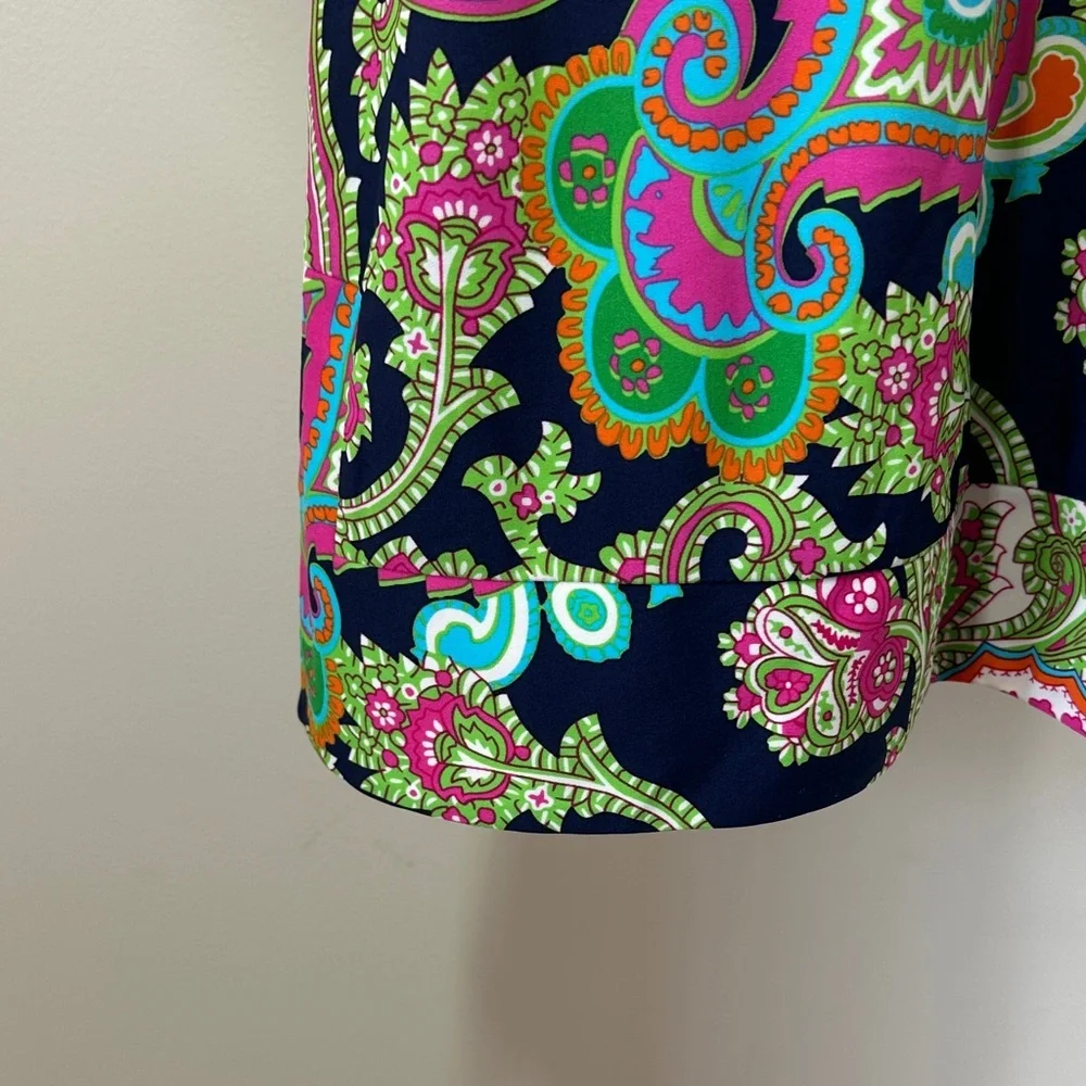 Jude Connally Colorful Paisley Print Dress women’s small - Picture 5 of 9